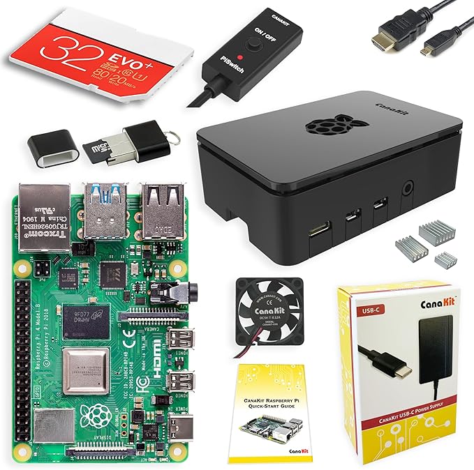 CanaKit Raspberry Pi 4 4GB Starter
